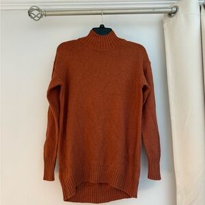 Old Navy Women's Cowl Neck Sweater in Warm Rust
